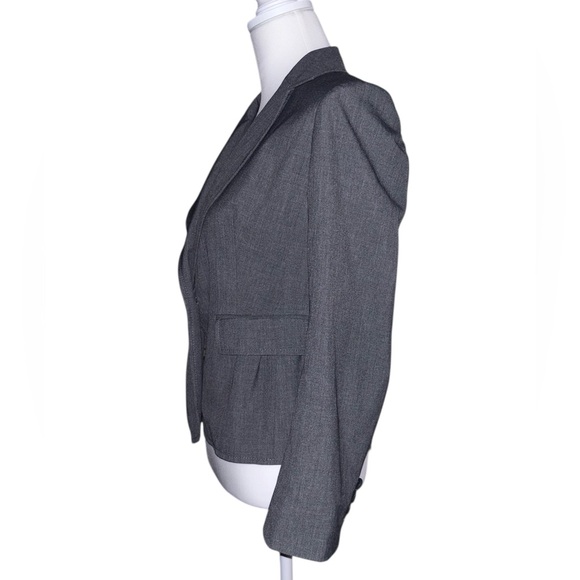 Ann Taylor Loft Women's Gray Blazer size 6 - Picture 3 of 6
